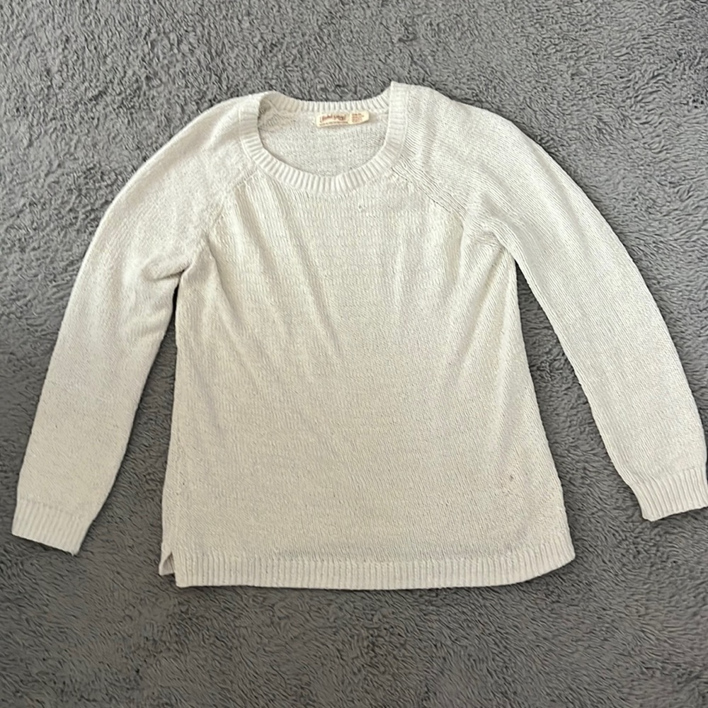 White Knit Sweater